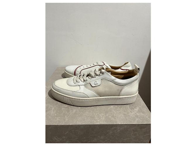 Christian Louboutin Sneakers Louboutin bianco T.46 - vista 2