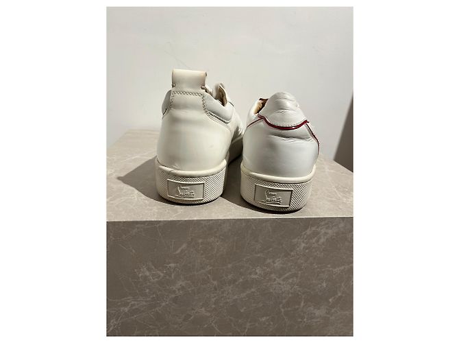 Christian Louboutin Sneakers Louboutin bianco T.46 - vista 6