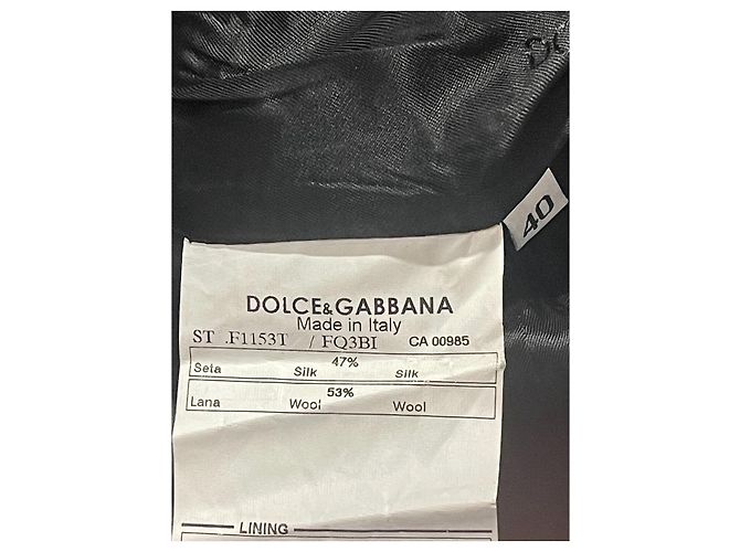 Chaqueta Dolce & Gabbana negra T.36 Negro - vista 8