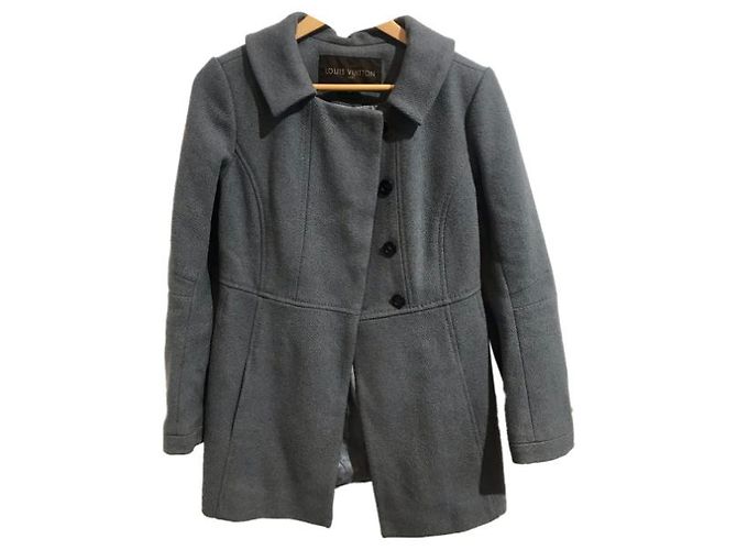 Abrigo Louis Vuitton azul T.38 - vista 6