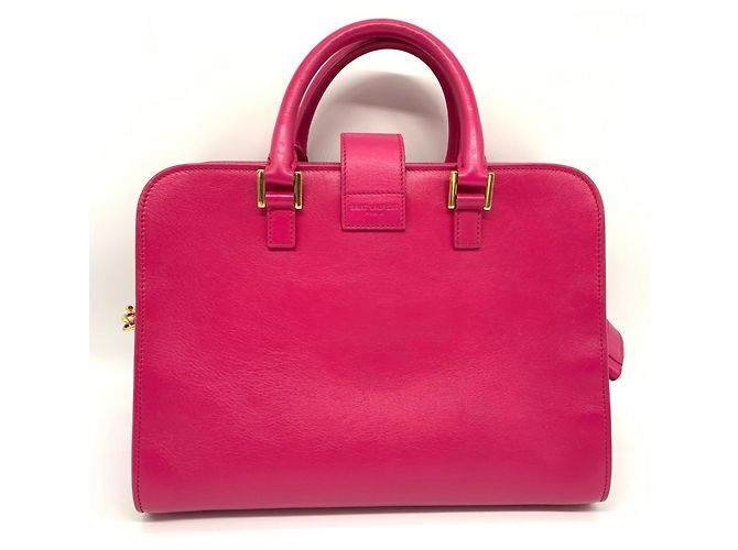 Autre Marque Borsa Saint Laurent Baby Cabas Monogram Pink Rosa - vista 2