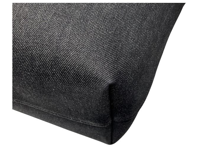 Tom Ford Borsa tote Tod's con doppio manico in denim nero e pelle - vista 10