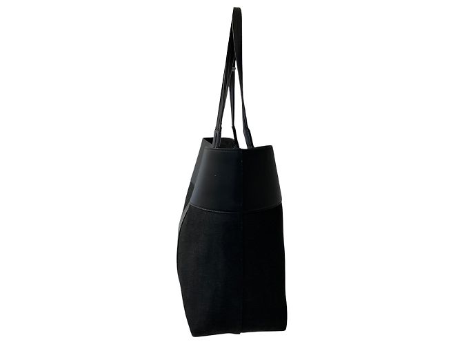 Tom Ford Borsa tote Tod's con doppio manico in denim nero e pelle - vista 2