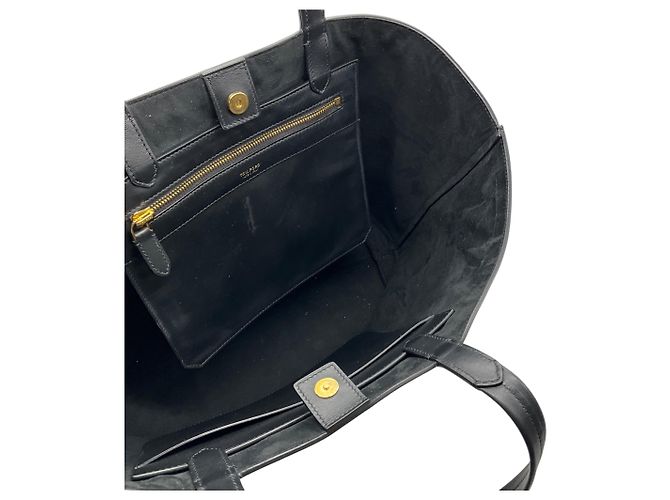 Tom Ford Borsa tote Tod's con doppio manico in denim nero e pelle - vista 6