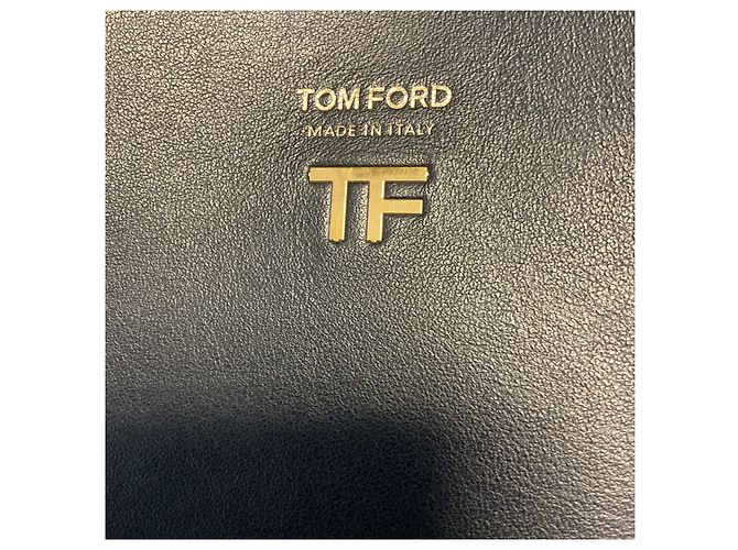 Tom Ford Borsa tote Tod's con doppio manico in denim nero e pelle - vista 8