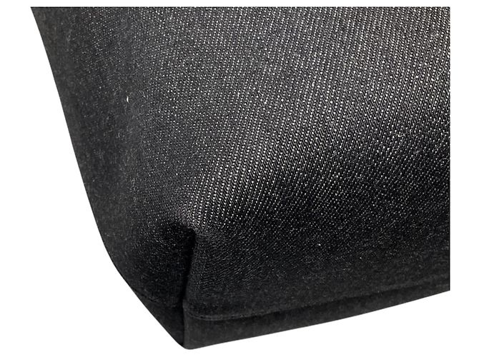 Tom Ford Borsa tote Tod's con doppio manico in denim nero e pelle - vista 9