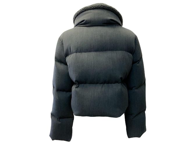 Autre Marque Chaqueta Puffer Cropped Jarbo Grey Gris - vista 3