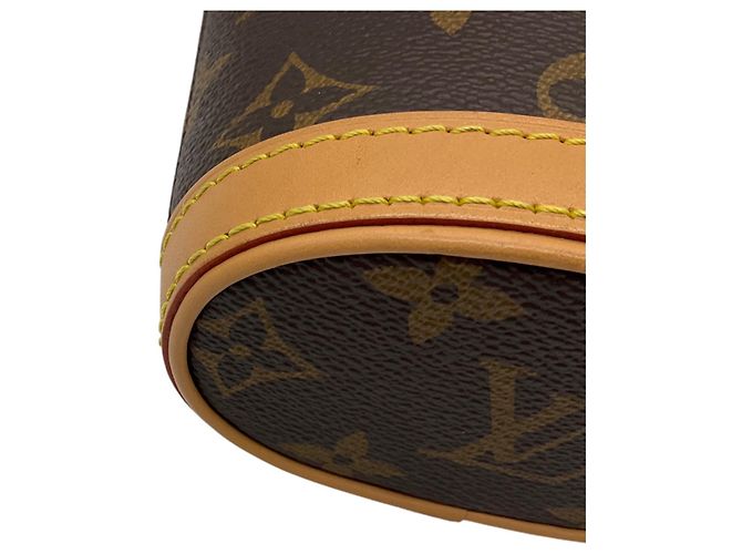 Louis Vuitton Fold Me Pouch Handtasche aus braunem Monogram Canvas - Ansicht 13