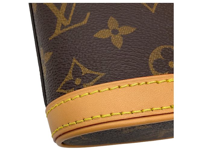 Louis Vuitton Fold Me Pouch Handtasche aus braunem Monogram Canvas - Ansicht 15