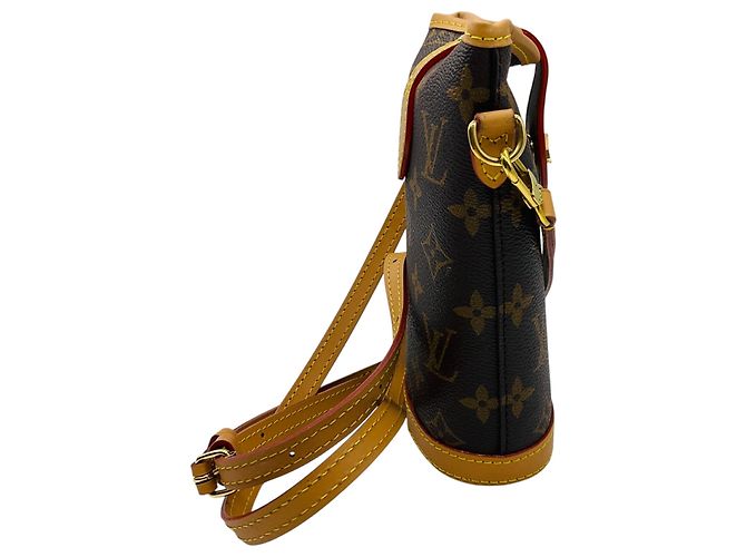 Louis Vuitton Fold Me Pouch Handtasche aus braunem Monogram Canvas - Ansicht 3