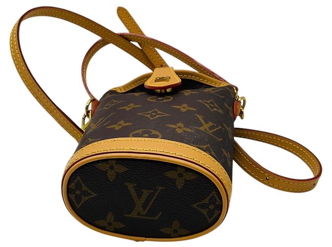 Louis Vuitton Fold Me Pouch Handtasche aus braunem Monogram Canvas - Ansicht 5