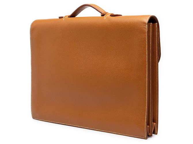 Borsa da Lavoro Hermès Courchevel Sac a Depeches 38 Marrone - vista 2