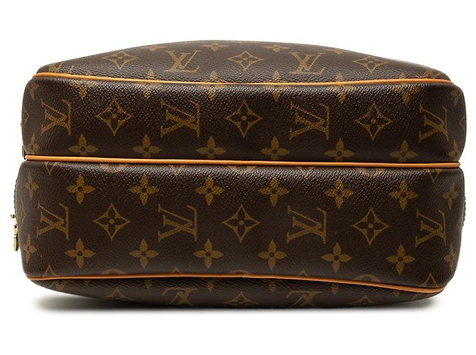 Borsa a tracolla Louis Vuitton Monogram Reporter PM Marrone - vista 3