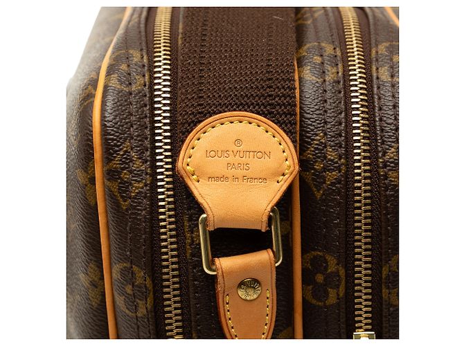 Borsa a tracolla Louis Vuitton Monogram Reporter PM Marrone - vista 5