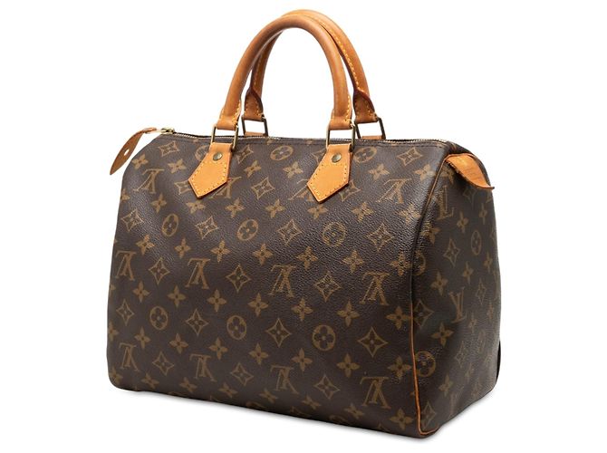 Borsa Boston Louis Vuitton Monogram Speedy 30 Marrone - vista 2