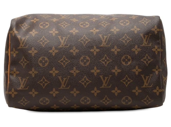 Borsa Boston Louis Vuitton Monogram Speedy 30 Marrone - vista 3