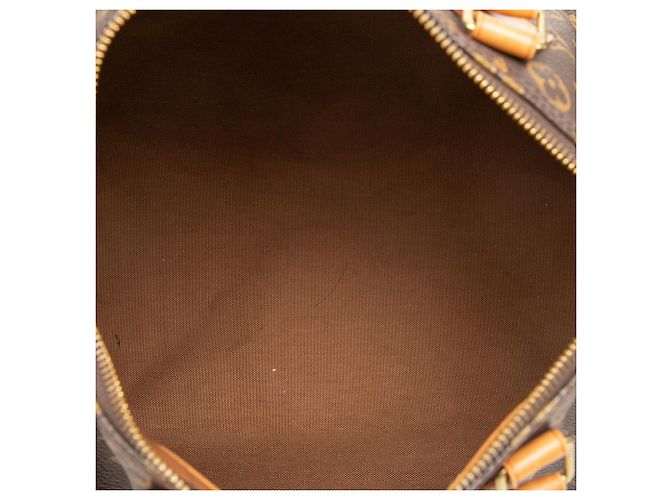 Borsa Boston Louis Vuitton Monogram Speedy 30 Marrone - vista 4