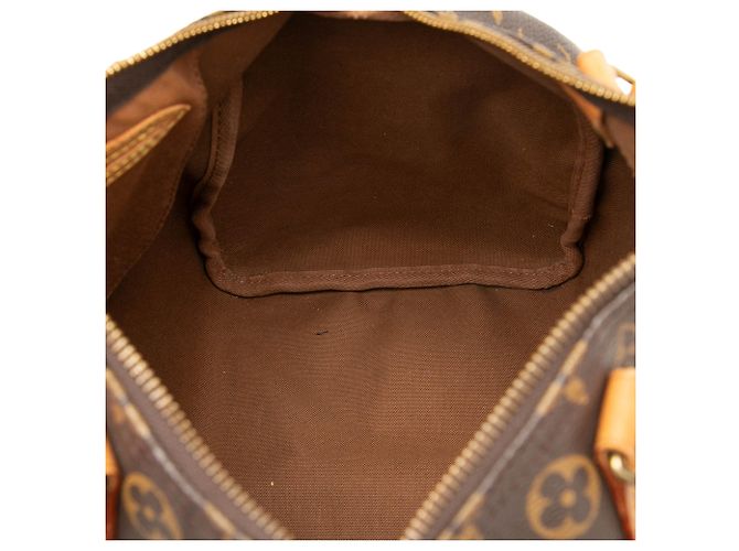 Borsa Boston Louis Vuitton Monogram Speedy 30 Marrone - vista 6