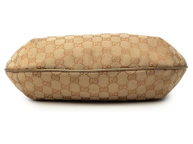 Borsa a tracolla Gucci GG Canvas Web beige - vista 3