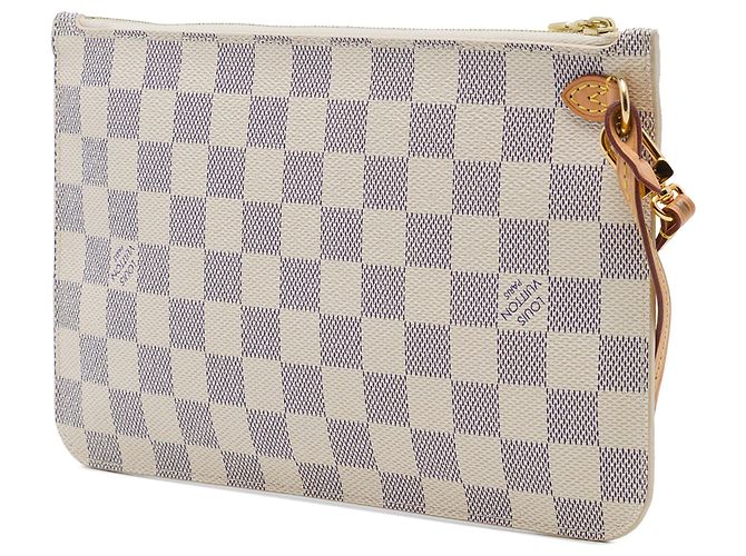 Louis Vuitton Damier Azur Neverfull MM Pouch weiß - Ansicht 2