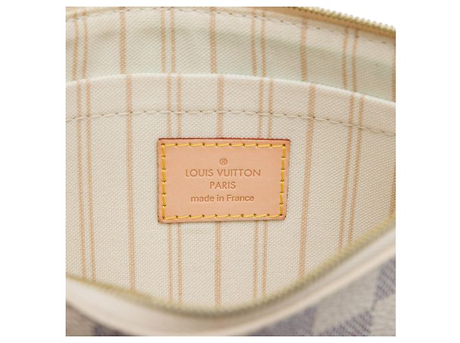 Louis Vuitton Damier Azur Neverfull MM Pouch weiß - Ansicht 5