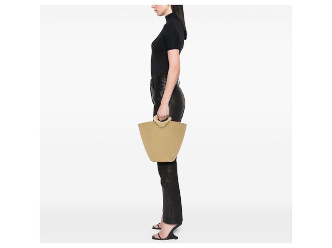 Borsa Louis Vuitton Epi Noctambule Beige - vista 7