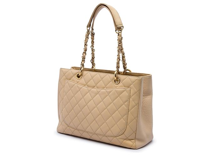 Borsa Tote Grand Shopping Chanel Caviar Marrone - vista 2