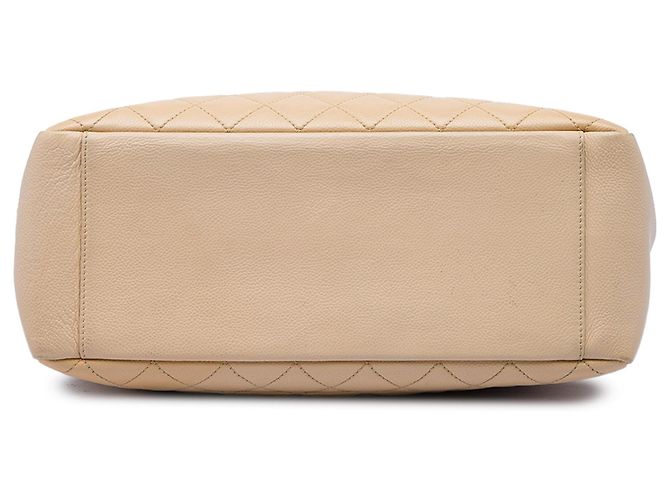 Borsa Tote Grand Shopping Chanel Caviar Marrone - vista 3