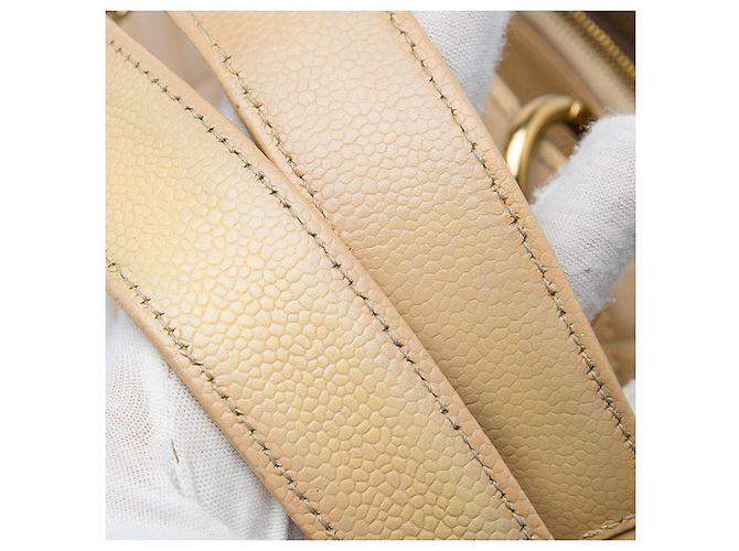Borsa Tote Grand Shopping Chanel Caviar Marrone - vista 5