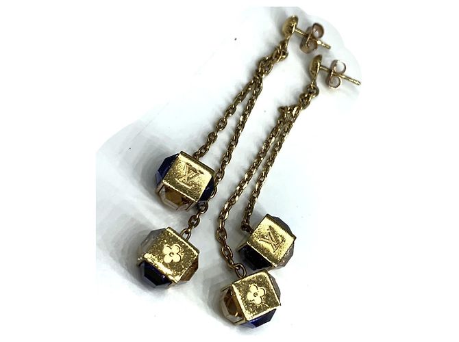 Louis Vuitton Boucle d'Oreilles Bandant Gamble Earrings D'oro - vista 2
