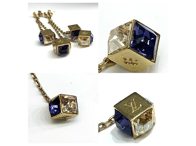 Louis Vuitton Boucle d'Oreilles Bandant Gamble Earrings D'oro - vista 4