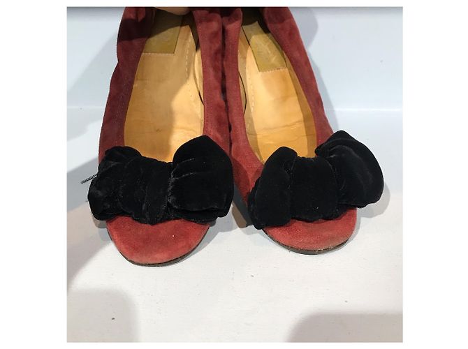 Bailarinas Lanvin rojas T.37 - vista 3