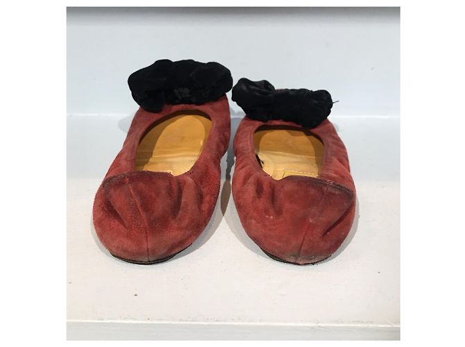 Bailarinas Lanvin rojas T.37 - vista 4