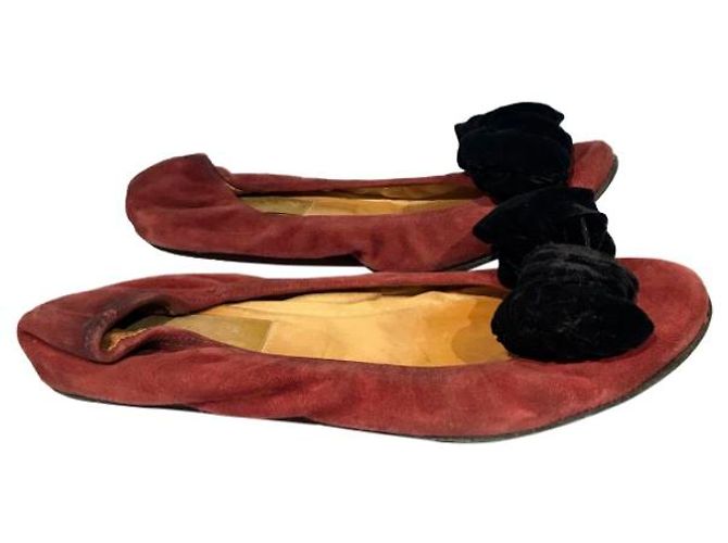 Bailarinas Lanvin rojas T.37 - vista 8