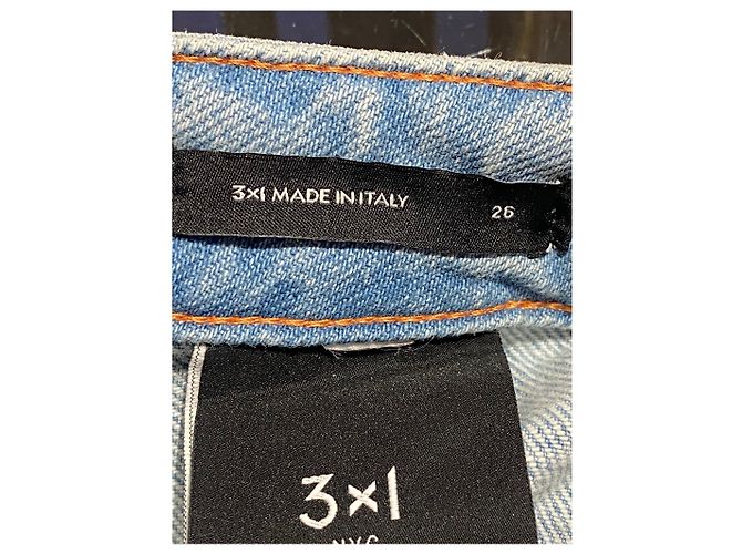 Autre Marque Jeans 3x1 Farrah Bootcut Azul Algodón Talla 26 - vista 7