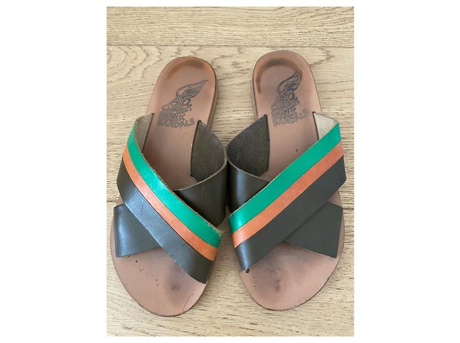 Sandali Ancient Greek Sandals kaki T.35 Cachi - vista 3