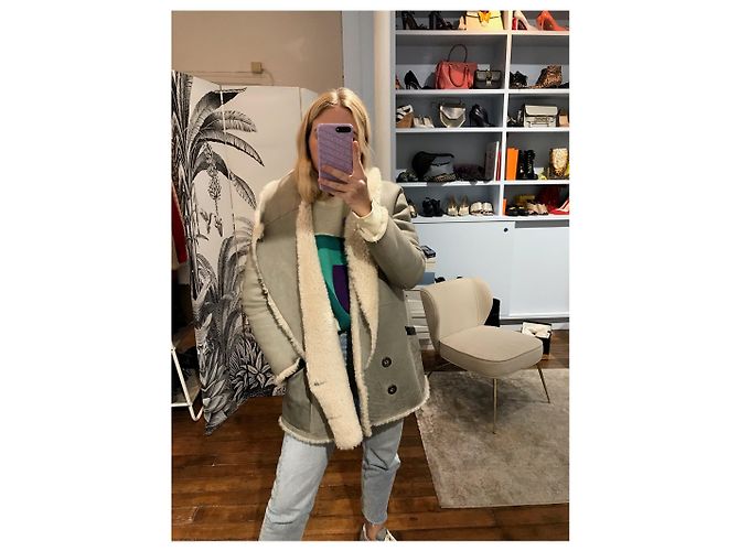 Ines et Marechal Cappotto reversibile Ines & Marechal T.38 Beige - vista 11