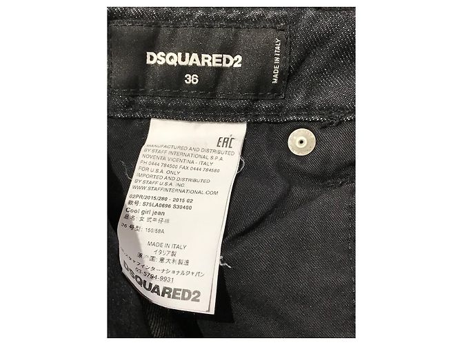 Dsquared2 Jeans Dsquared preto T.34 - vista 5