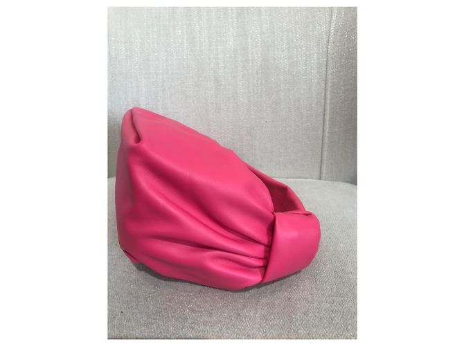 Borsa Bottega Veneta rosa Double Knotted - vista 4