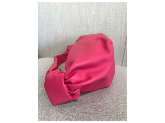 Borsa Bottega Veneta rosa Double Knotted - vista 5