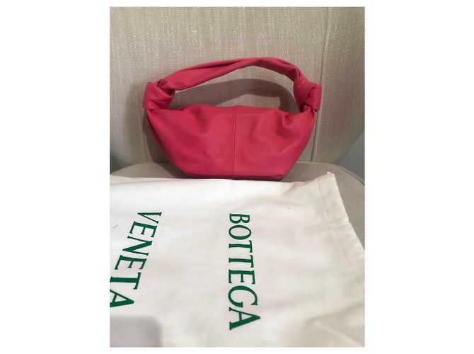 Borsa Bottega Veneta rosa Double Knotted - vista 8