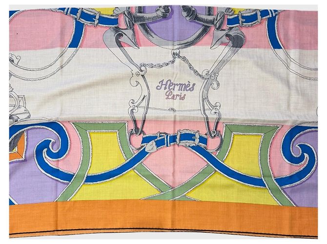 Sciarpa Hermès L'Instruction du Roy 140 Multicolore - vista 5