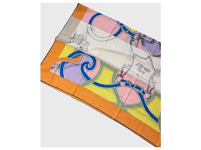 Sciarpa Hermès L'Instruction du Roy 140 Multicolore - vista 6