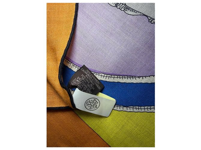 Sciarpa Hermès L'Instruction du Roy 140 Multicolore - vista 9