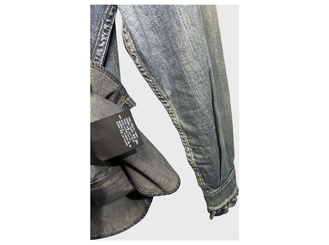 Autre Marque Camisa Saint Laurent de jeans T.S Azul - vista 7