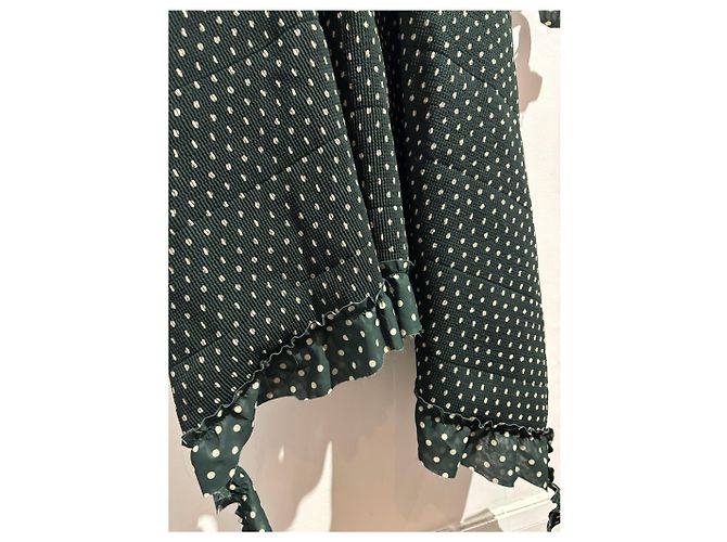 Vêtements VETEMENTS Kleid Grün T.XS - Ansicht 5