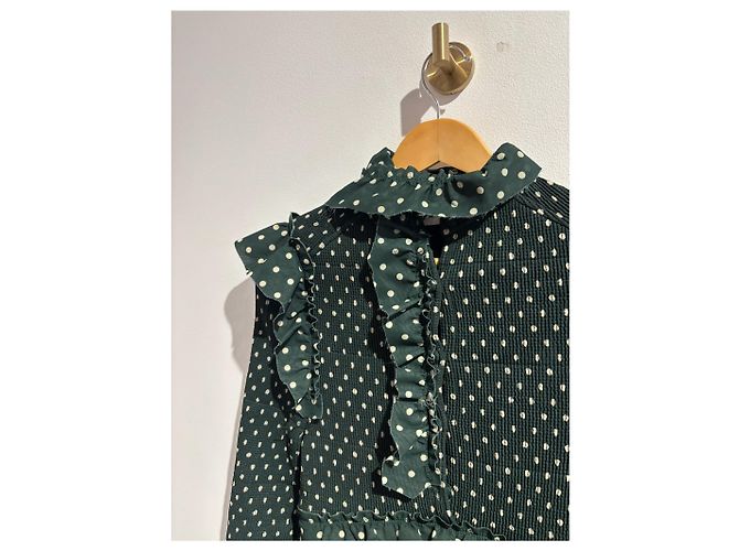Vêtements VETEMENTS Kleid Grün T.XS - Ansicht 6