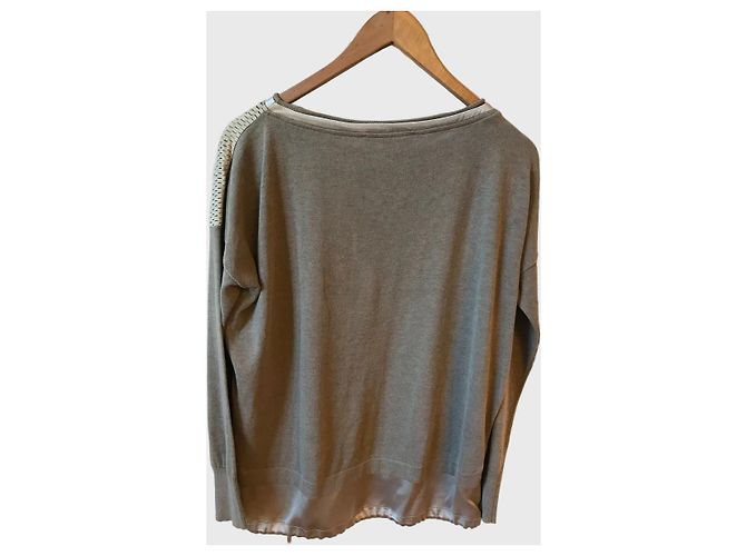 Pullover Fabiana Filippi daim T.34 Grau - Ansicht 2