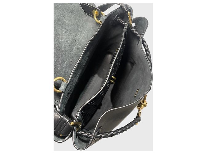 Borsa Bottega Veneta Ciao Ciao nera Nero - vista 11
