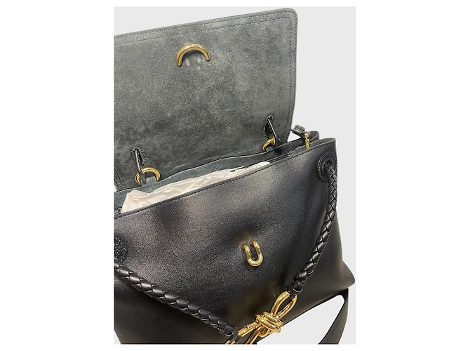 Borsa Bottega Veneta Ciao Ciao nera Nero - vista 9
